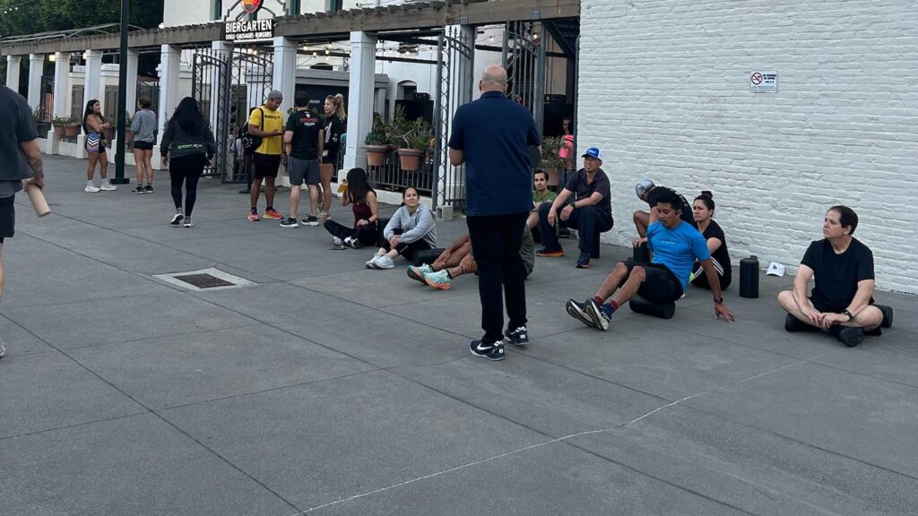 Outdoor community workshop in Montrose